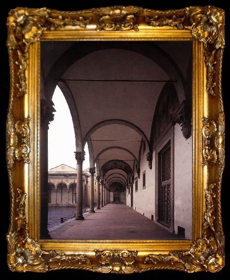 framed  BRUNELLESCHI, Filippo Loggia dfg, ta009-2